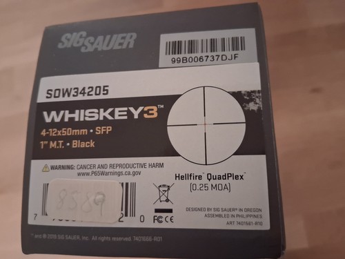 Sig sauer whiskey3 12x50 - sig, 4–12x50